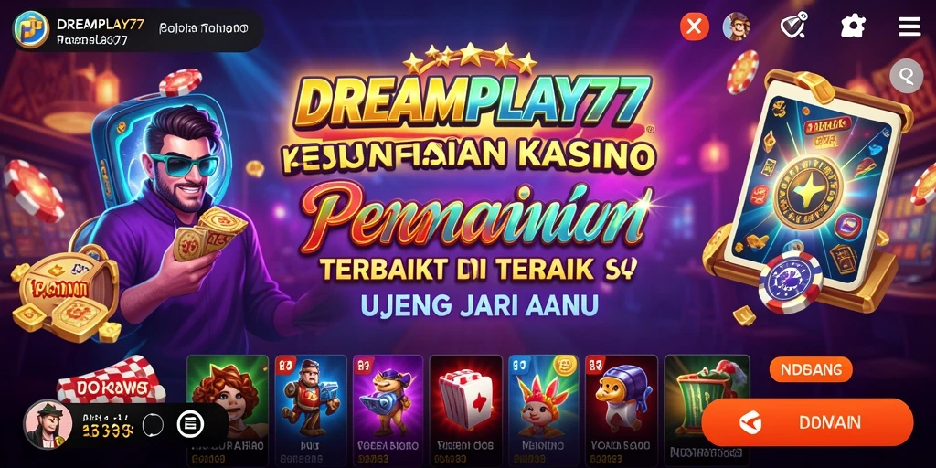 Tangkapan layar dari gameplay menarik di DREAMPLAY77, memperlihatkan suasana kasino yang nyata.