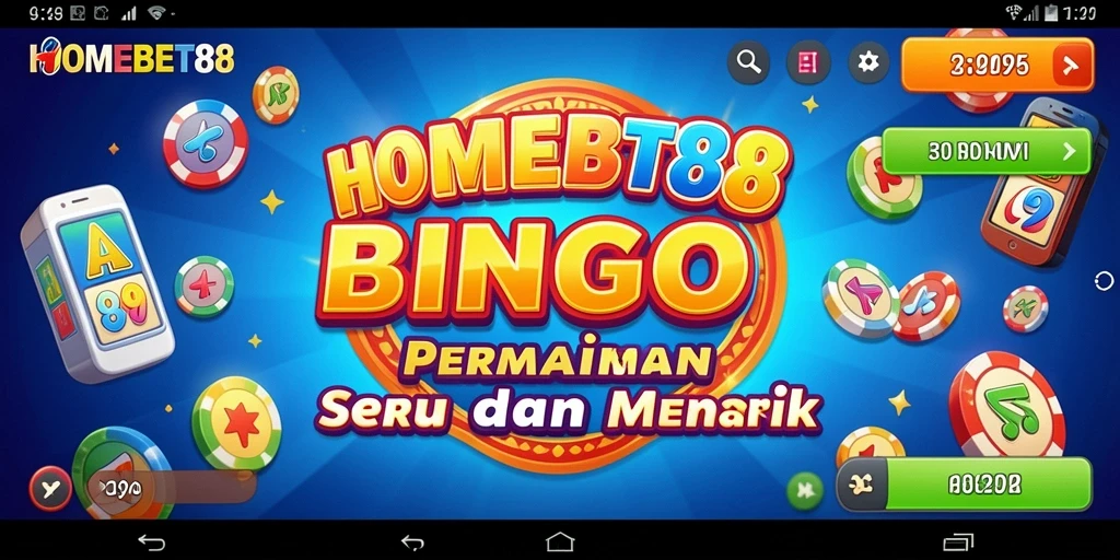 Tampilan gameplay menarik dari HOMEBET88 yang menampilkan Bingo.