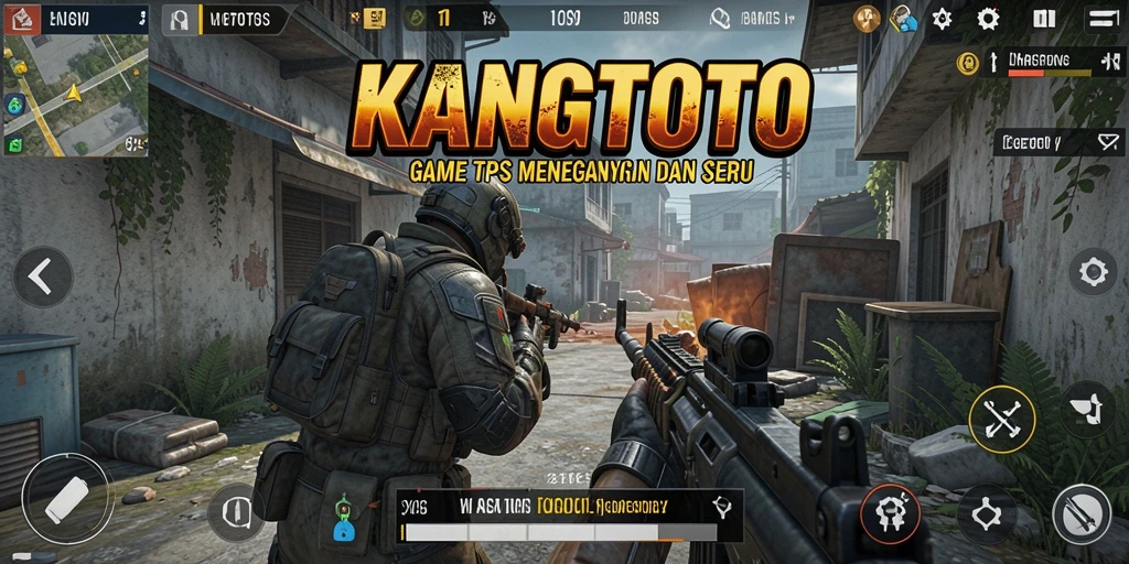 Screenshot gameplay KANGTOTO yang menegangkan dengan aksi seru.