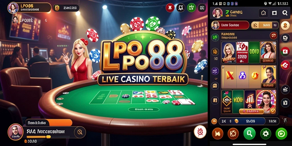 Tampilan gameplay menarik di LPO88 dengan dealer langsung dan interaksi real-time.