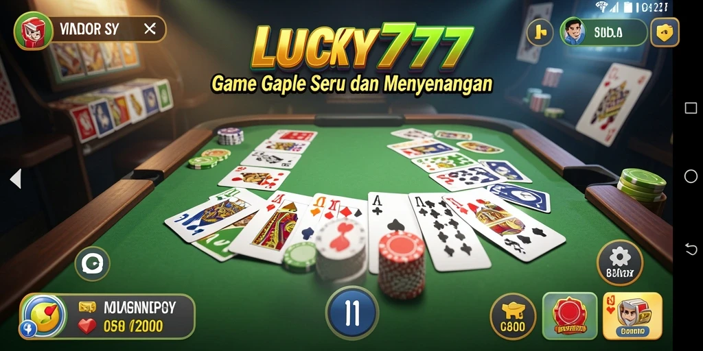 Gameplay seru LUCKY777 dengan fitur Gaple yang menarik.