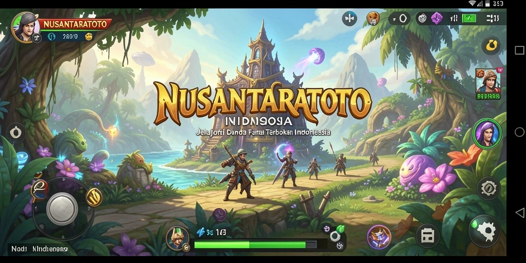 Screenshot gameplay NUSANTARATOTO yang memperlihatkan eksplorasi dunia terbuka.