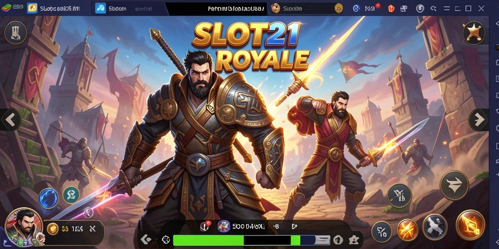 Gameplay seru dalam pertempuran Royale yang mendebarkan.
