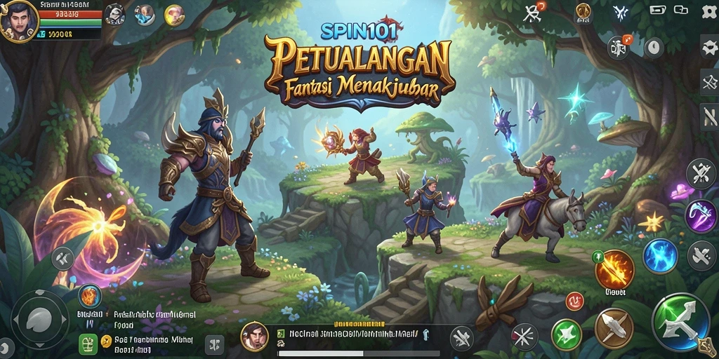 Gambaran gameplay SPIN101 yang penuh petualangan dan tantangan.