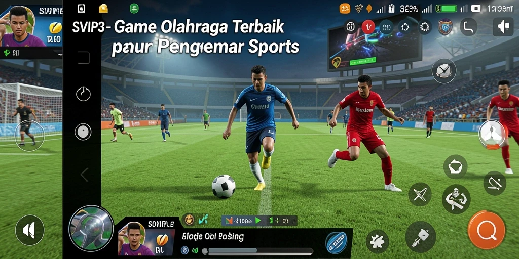 Tampilan mendebarkan dari pertandingan di SVIP3 dengan kontrol yang responsif.